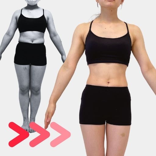 20代女性のダイエット成功写真