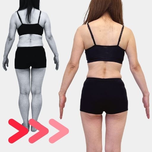 50代女性Bさまのダイエット成功写真